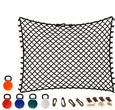 Decksnetz, Gepäcknetz für Kanu / Kajak, elastisch, Höhe 40 cm