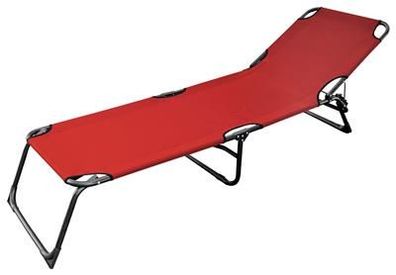 Dreibeinliege/ Campingliege Rot 188X57cm