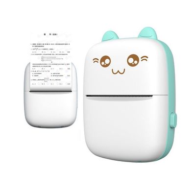 Mini-Katzen-Thermodrucker Print-App Drucker für Kinder Drucker in zwei Farben