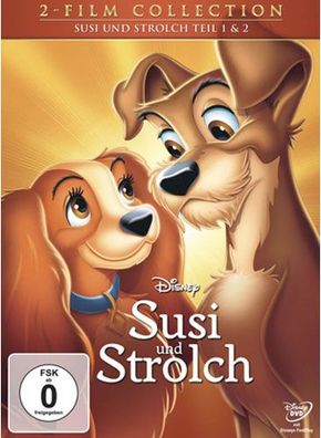 Susi und Strolch 1&2 (DVD) Disney Clas. Doppelpack, Slipcase, 2Disc