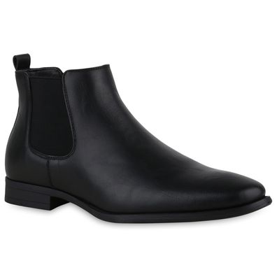VAN HILL Stylische Herren Chelsea Boots Business Schuhe Stiefel 813545