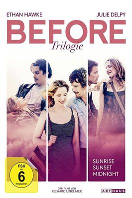 Before - Trilogie (DVD) Min:279/ DD5.1/ WS Sunrise/ Sunset/ Midnight - Arthaus - ...