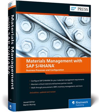 Materials Management with SAP S/4HANA: Business Processes and Configuration ...
