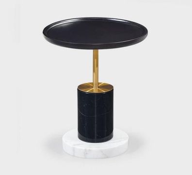 Designer Runder Kaffeetisch Luxus Beistelltische Wohnzimmer Tisch Möbel