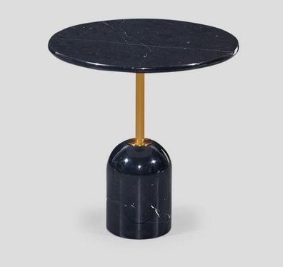 Schwarzer Beistelltisch Wohnzimmer Tische Modernes Rundes Design Konsole Tisch