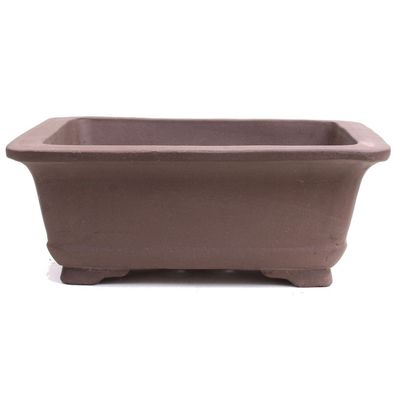 Bonsai - Schale eckig 38 x 29,5 x 14,5 cm, unglasiert, braun, frostfest 40929