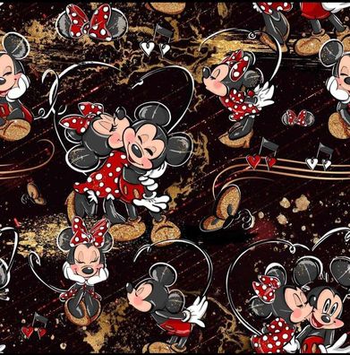 Mickey mouse Stoff Velour.