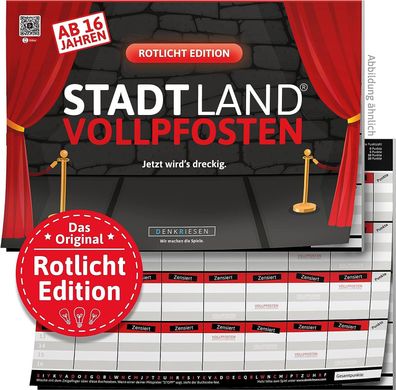 Denkriesen - STADT LAND Vollpfosten® - Rotlicht Edition - AB 16 JAHREN Neu