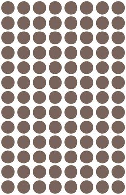 AVERY Zweckform Markierungspunkte Durchmesser: 8 mm taupe 416 Etiketten