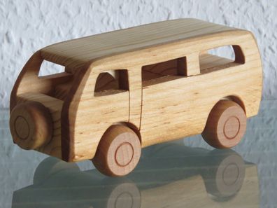 UNIKAT Bus Minibus Holzauto Modellauto Auto NEU Holz Oldtimer