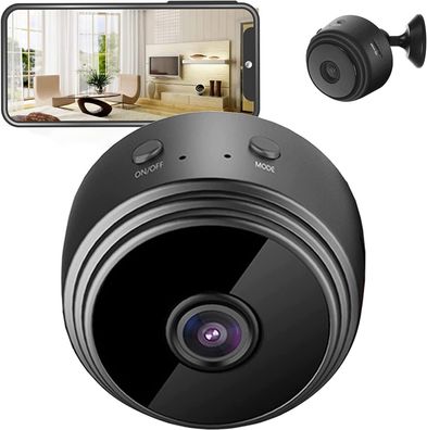 Indoor-¨¹berwachungskamera, 1080P HD Mini-WLAN-Kamera, Bewegungserkennung