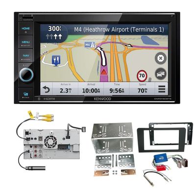 Kenwood Navigationssystem Apple CarPlay HDMI für Audi A3 2003-2006 schwarz