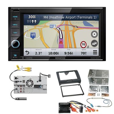 Kenwood Navigationssystem Apple CarPlay HDMI für Audi TT Rubbertouch schwarz