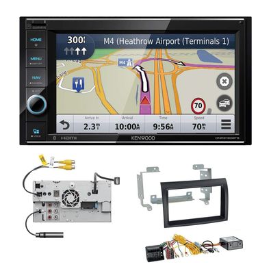 Kenwood Navigationssystem Apple CarPlay HDMI für Citroen Jumper gewölbte Canbus