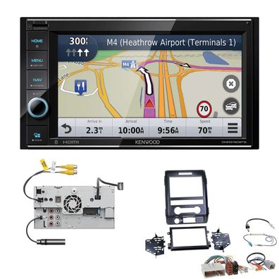 Kenwood Navigationssystem Apple CarPlay HDMI für Ford F150 ab 2009 schwarz