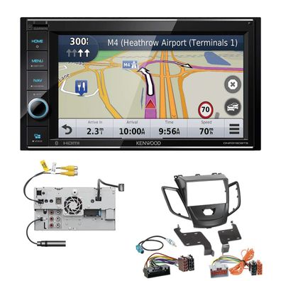 Kenwood Navigationssystem Apple CarPlay HDMI für Ford Fiesta ohne Display