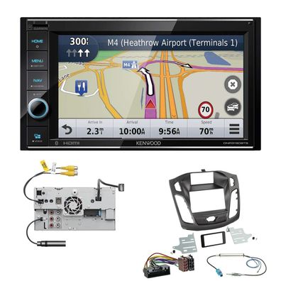 Kenwood Navigationssystem Apple CarPlay HDMI für Ford Focus III 2011-2016