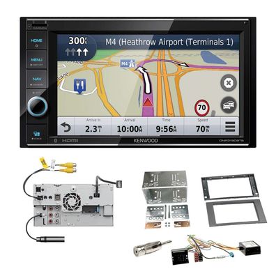 Kenwood Navigationssystem Apple CarPlay HDMI für Ford S-Max 2006-2007 Canbus