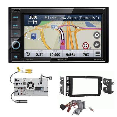 Kenwood Navigationssystem Apple CarPlay HDMI für GM Hummer H2 Facelift 2007-2010