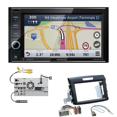 Kenwood Navigationssystem Apple CarPlay HDMI für Honda CR-V IV Rubbertouch