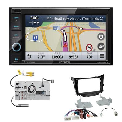 Kenwood Navigationssystem Apple CarPlay HDMI für Hyundai i30 ohne OEM Navi