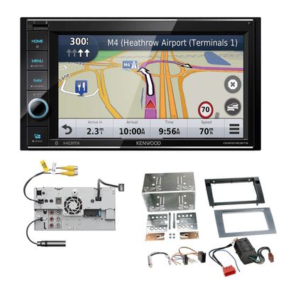 Kenwood Navigationssystem Apple CarPlay für Audi A4 anthrazit vollaktiv Bose