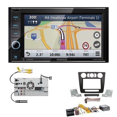 Kenwood Navigationssystem Apple CarPlay für BMW 1er manuelle Klima mit Canbus
