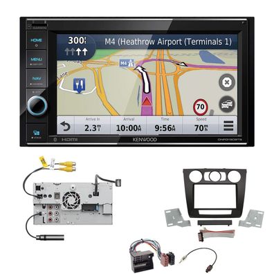Kenwood Navigationssystem Apple CarPlay für BMW 1er manuelle Klima ohne Canbus