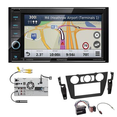 Kenwood Navigationssystem Apple CarPlay für BMW 3er manuelle Klima ohne Canbus