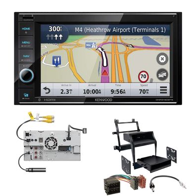Kenwood Navigationssystem Apple CarPlay für Cadillac Escalade 2007-2014 schwarz