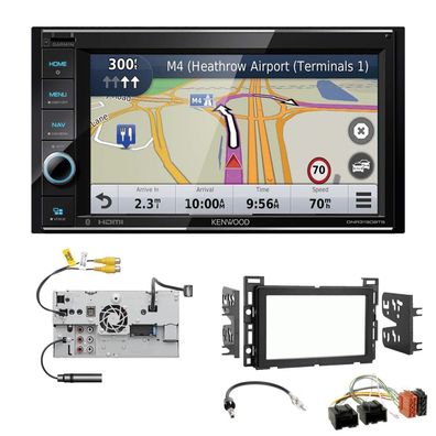 Kenwood Navigationssystem Apple CarPlay für Chevrolet Malibu 2004-2012 schwarz