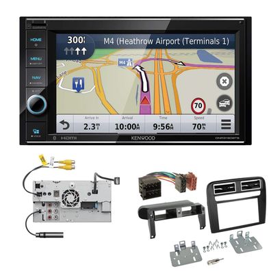 Kenwood Navigationssystem Apple CarPlay für Fiat Grande Punto 2005-2010 schwarz