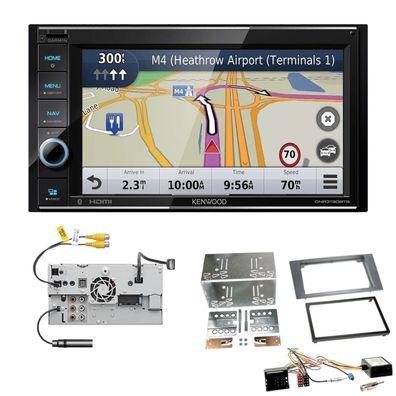 Kenwood Navigationssystem Apple CarPlay für Ford Mondeo III anthrazit Canbus