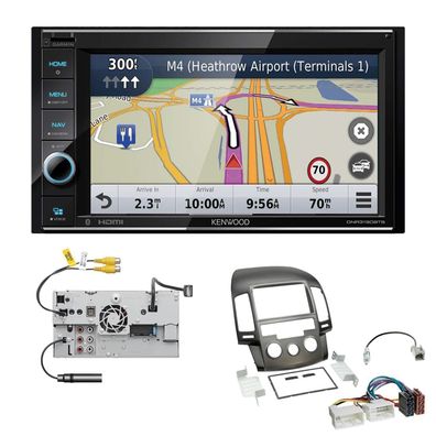 Kenwood Navigationssystem Apple CarPlay für Hyundai i30 2008-2012 manuelle Klima