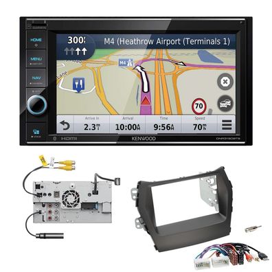 Kenwood Navigationssystem Apple CarPlay für Hyundai Santa Fe III ab 2012