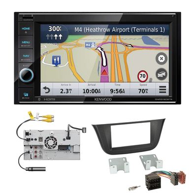 Kenwood Navigationssystem Apple CarPlay für Iveco Daily VI ab 2014 schwarz