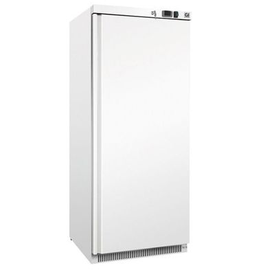 GI Kühlschrank aus weißem Stahl 600 Liter, statisch gekühlt