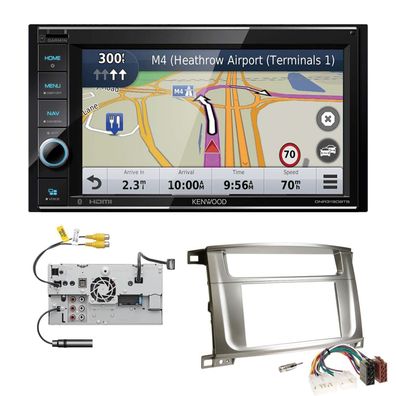 Kenwood Navigationssystem Apple CarPlay für Lexus LX 2003-2007 anthrazit/ silber