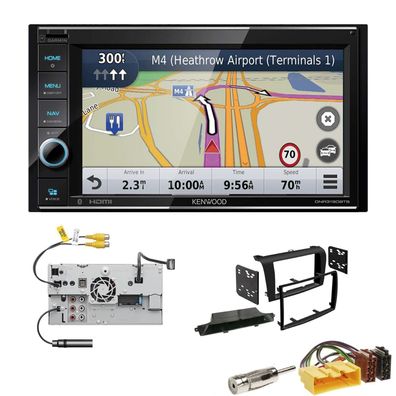 Kenwood Navigationssystem Apple CarPlay für Mazda 3 2003-2009 schwarz