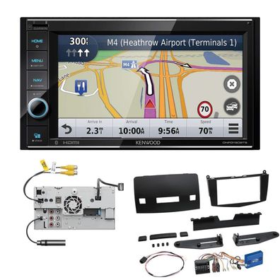 Kenwood Navigationssystem Apple CarPlay für Mercedes Benz C-Klasse mit Tasten