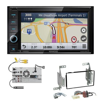 Kenwood Navigationssystem Apple CarPlay für Nissan Juke 2010-2014 in schwarz