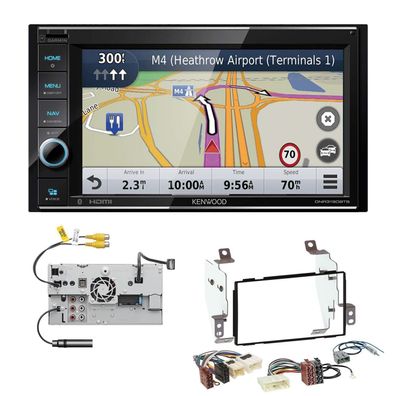Kenwood Navigationssystem Apple CarPlay für Nissan Note 2006-2013 in schwarz