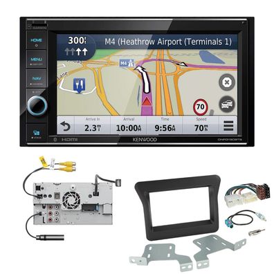 Kenwood Navigationssystem Apple CarPlay für Nissan NV400 ab 2010 schwarz