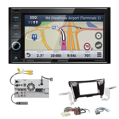 Kenwood Navigationssystem Apple CarPlay für Nissan Qashqai II ab 2014