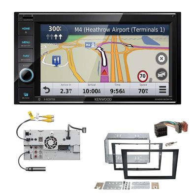 Kenwood Navigationssystem Apple CarPlay für Opel Meriva 2003-2010 charcoal