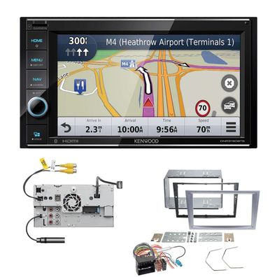 Kenwood Navigationssystem Apple CarPlay für Opel Tigra Twintop matt-chrome