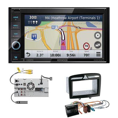 Kenwood Navigationssystem Apple CarPlay für Peugeot 308 Facelift 2009-2014