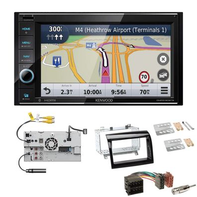 Kenwood Navigationssystem Apple CarPlay für Peugeot Boxer Facelift 2011-2015 ISO