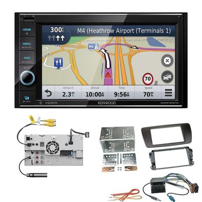 Kenwood Navigationssystem Apple CarPlay für Seat Ibiza IV ab 2008 ohne Canbus