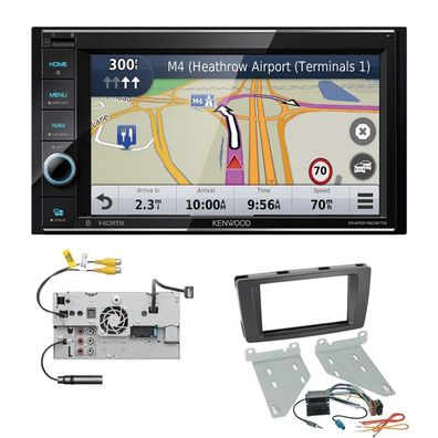 Kenwood Navigationssystem Apple CarPlay für Skoda Octavia II 2004-2013 schwarz